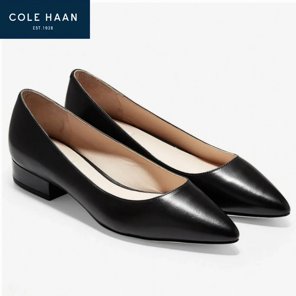 Cole Haan - Vesta Skimmer Flats - Black - Picture 1 of 16